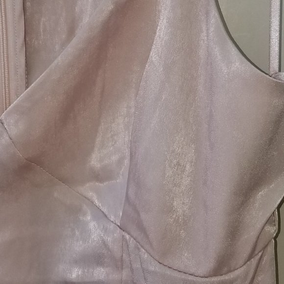 Blush Pink Rose Embroidery Maxi Dress - Picture 4 of 7